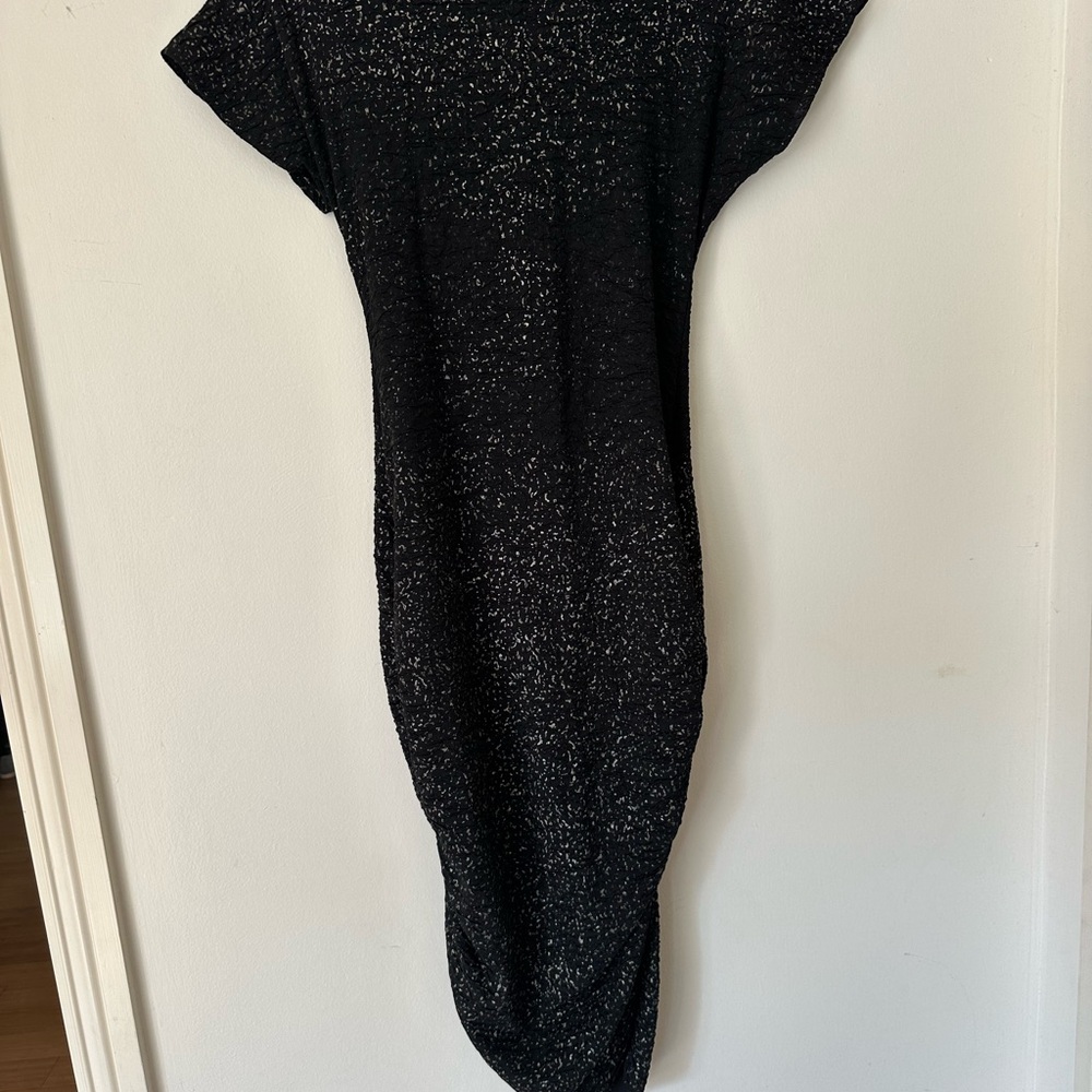 Elegant Black and Silver Women's Dress